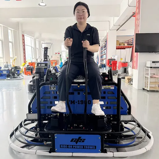 Mechanical Drive System 13kw Engine Ride on Power Trowel